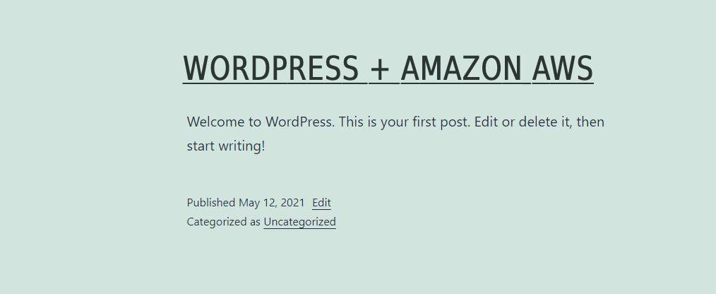 wordpress + amazon