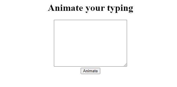 Animando escritura html y javascript